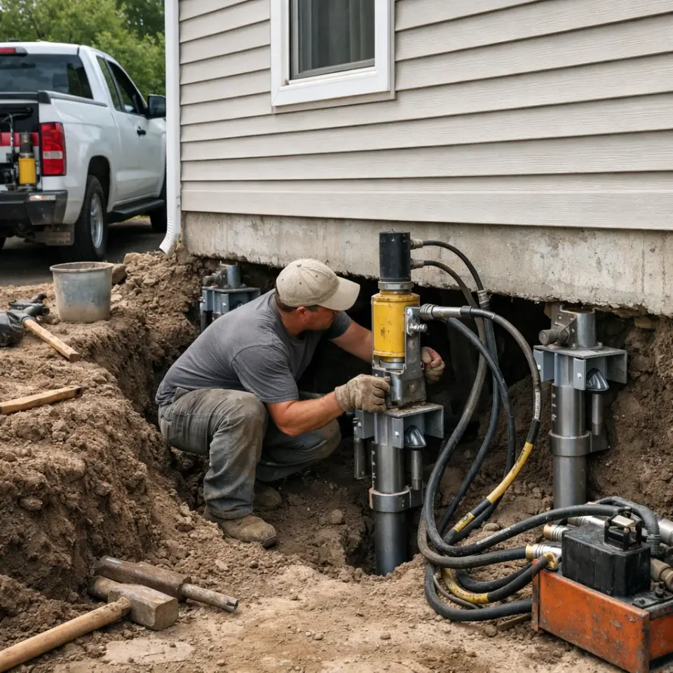 foundation repair in Warren Township, NJ